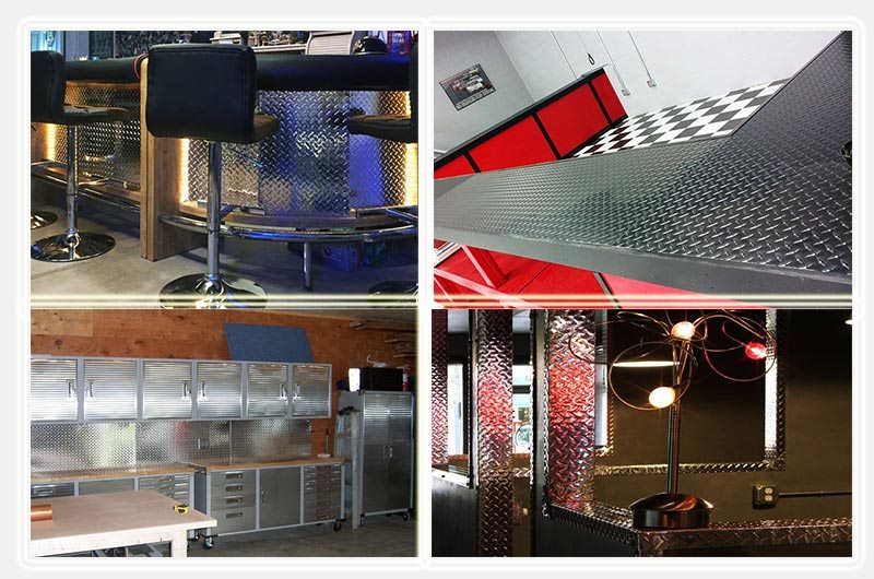 4017 Aluminum Checker Plate for Decorative