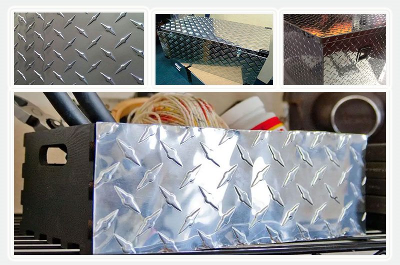 4017 Aluminum Diamond Plate Toolboxes