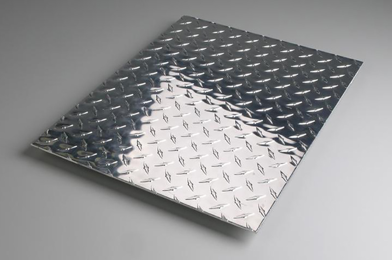 thumbnail image 2 of 1/16" Thick Aluminum Diamond Plate Sheet – 12x24 Inches Mirror Finish (Set Of 2) – Made In USA 2 of 6