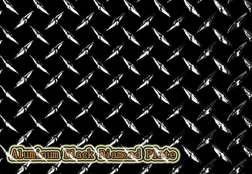 Aluminum Black Diamond Plate