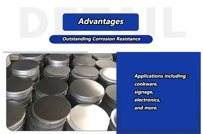 1100 Aluminum Discs Advantage