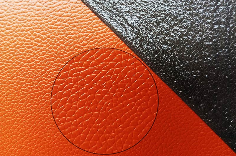 Lychee patterned embossed aluminum