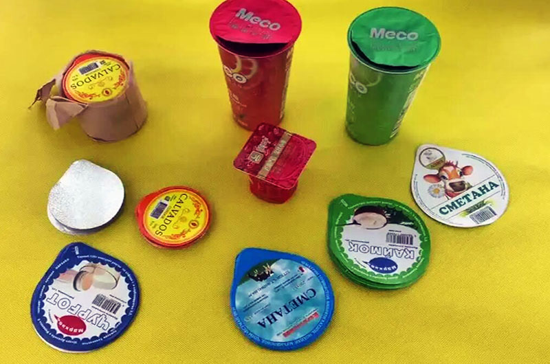 Food grade aluminum foil is used for yogurt packaging