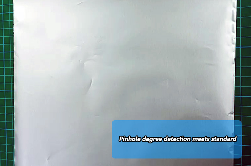 Pinhole degree detection meets standard