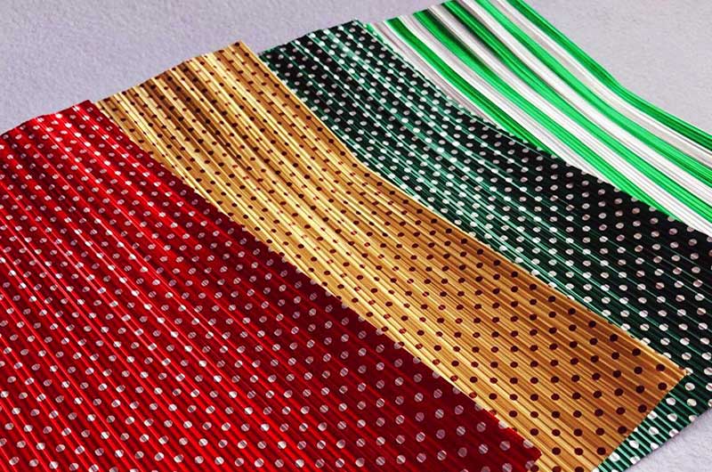 8011 embossed laminated alu foil with kraft paper